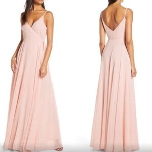 NWT Jenny Yoo "James" Lux Chiffon‎ Dress in Whipped Apricot